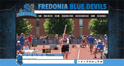 Desktop Screenshot of fredoniabluedevils.com